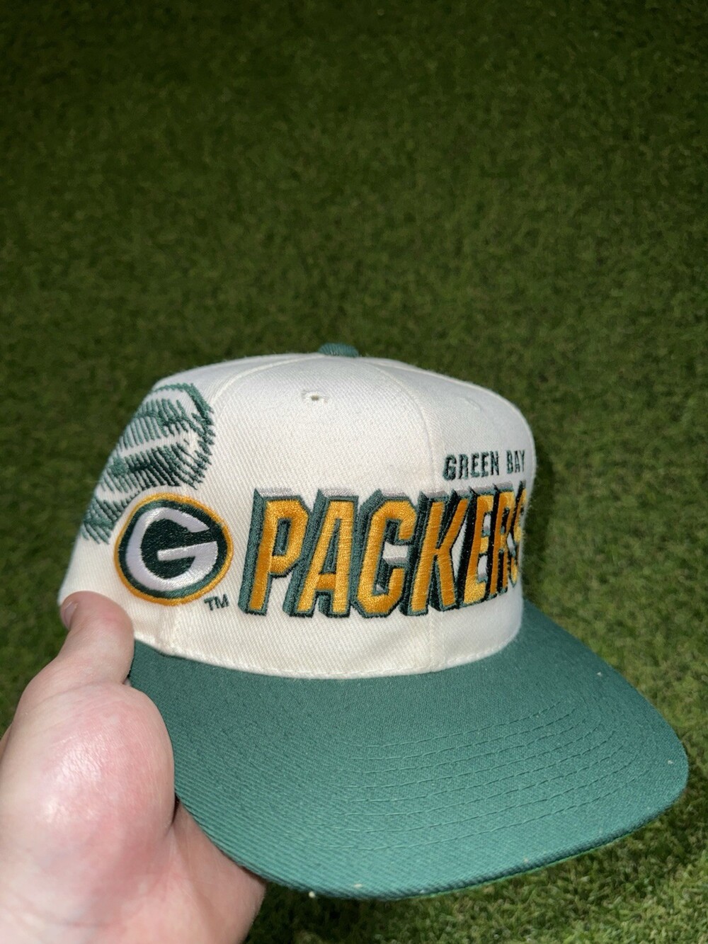 Vintage Green Bay Packers Shadow SnapBack NFL